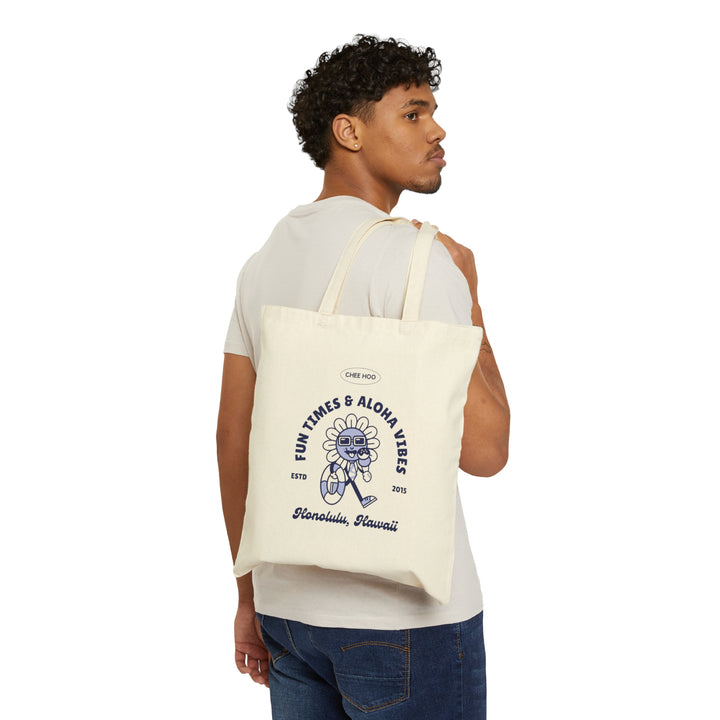 Fun Times Cotton Canvas Tote Bag