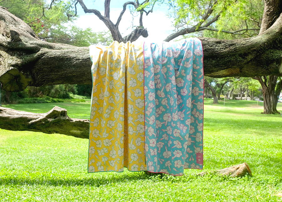 Izzy and Luke x Jana Lam Waffle Beach Towel