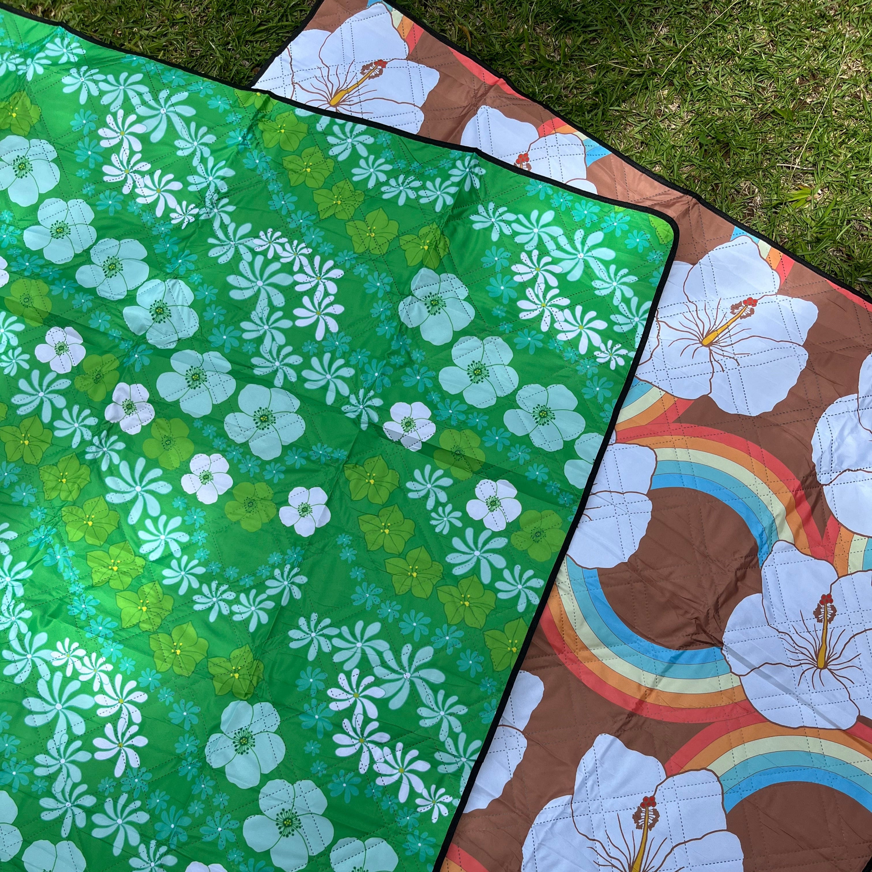 [新品 未使用]ハワイ発！IZZY AND LUKE ワッフルビーチブランケット Izzy and Luke x Eternal Summer Hawaii Picinic Blanket