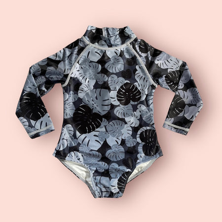 Cameo Monstera Long Sleeve Swim