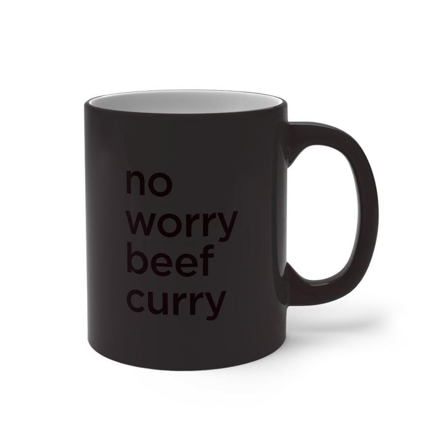 No Worry Beef Curry Color Changing Mug