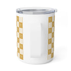 Checkerboard Insulated Coffee Mug, 10oz