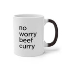 No Worry Beef Curry Color Changing Mug