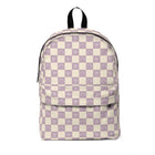 Purple Checkerboard Classic Backpack