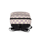 Purple Checkerboard Classic Backpack