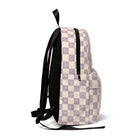 Purple Checkerboard Classic Backpack