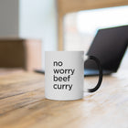 No Worry Beef Curry Color Changing Mug